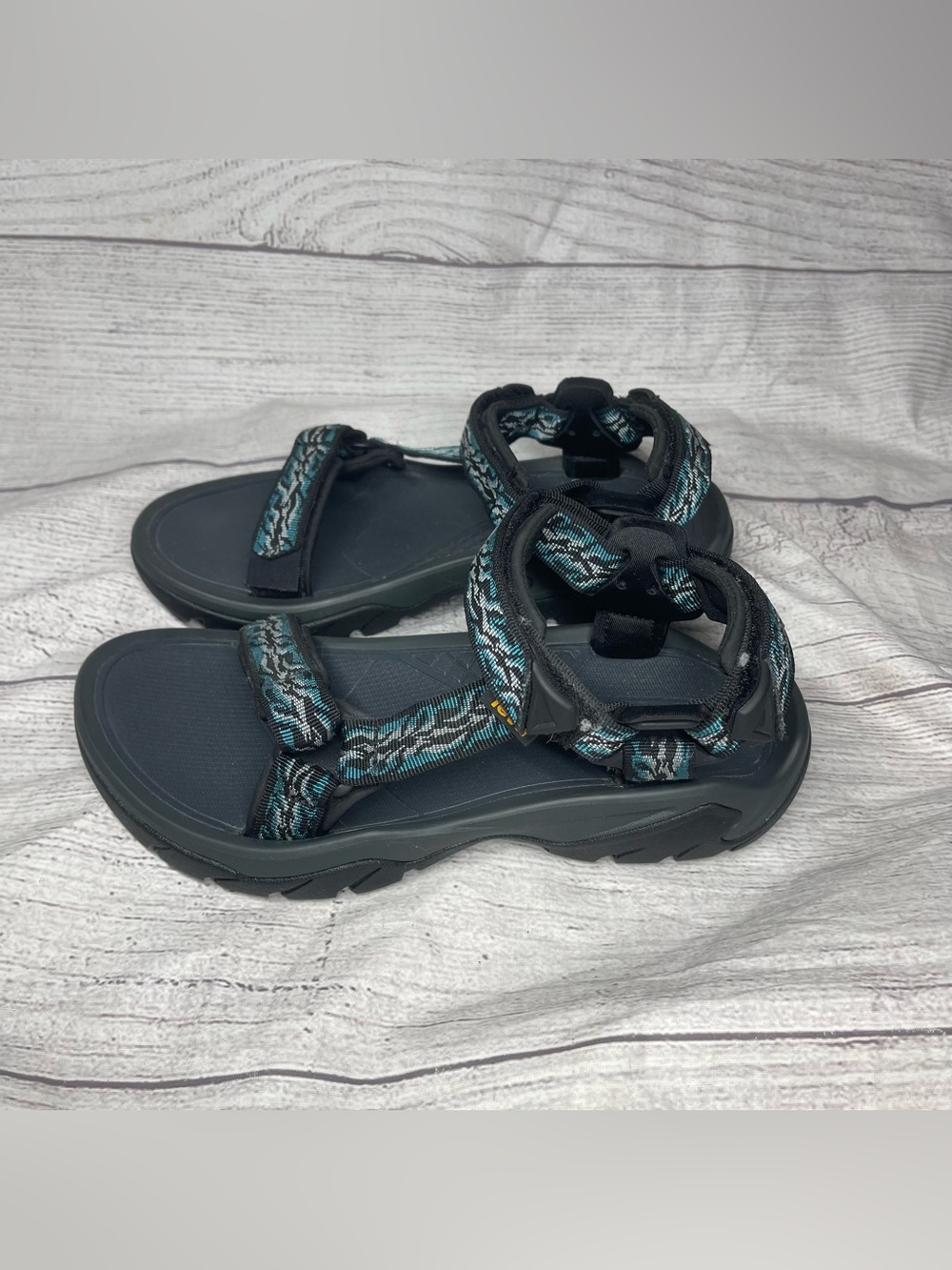 Teva Women’s 9 Terra Fi 5 Universal Manzanita Deep Lake Sandals - Picture 3 of 6